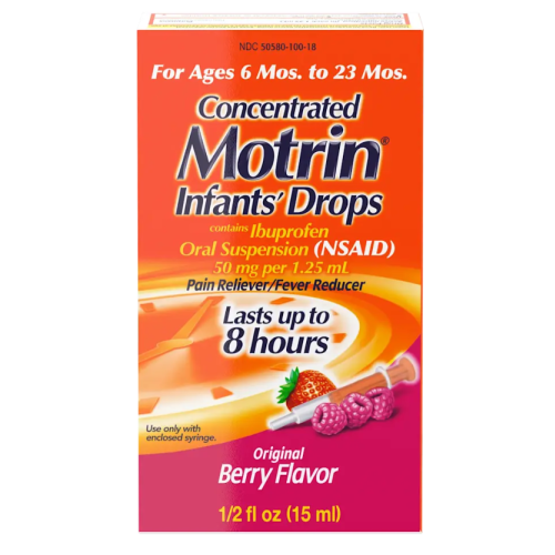 Infants' MOTRIN® Concentrated Drops