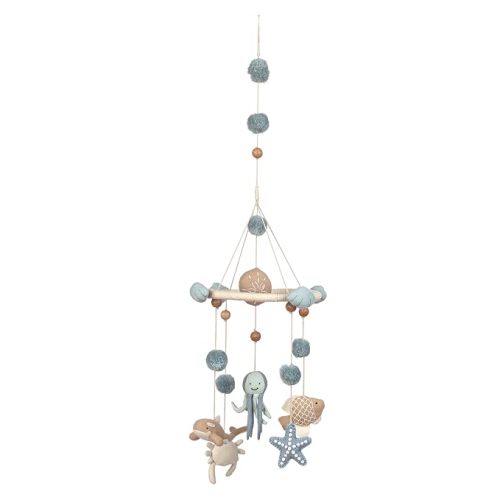 Crane Baby, Ocean Nursery Decor for Boys and Girls, Ceiling Hanging, 9" x 30", Whale Nursery Decor, Ceiling Hanging Decorations
