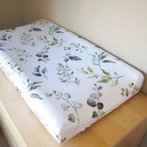 Eucalyptus Changing Pad Cover Super Soft Stretchy Nursery Boy Girl Baby Shower Gift Plants Greenery Greens Gender Neutral - Etsy