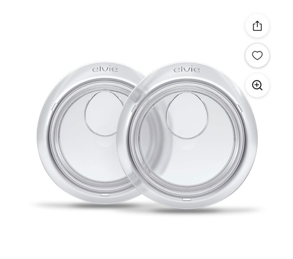 Elvie Catch - Pair of Silicone Breast Milk Collection Cups, 1 oz/30 ml HSA/FSA Eligible - Walmart.com