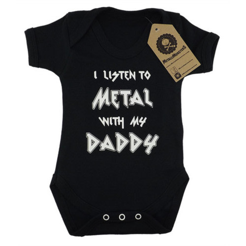 Metallimonsters Metal Daddy Baby Romper