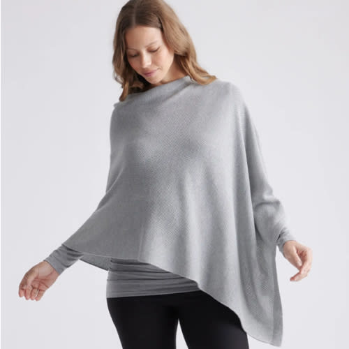 Lightweight Cotton Cashmere Nursing Shawl