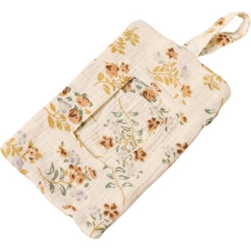 Baby Wipe Holder Portable Wipe Dispenser Strollers Storage Bag Container Double Layer Travel Carry Case for Diapers