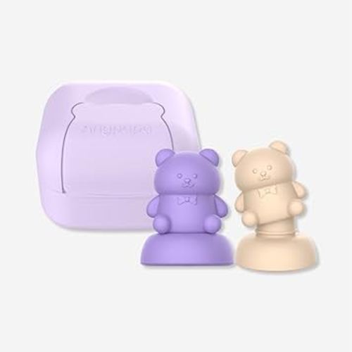 Softsip Food Pouch Tops with Travel Case, Baby Pouch Topper Spill Proof, Reusable Baby Food Pouches Toppers, 100% Silicone, BPA Free, Food Grade, Dishwasher, Freezer, Boil Safe, Set of 3, Purple,Beige