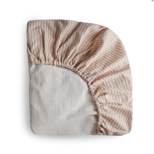 Mushie Extra Soft Muslin Crib Sheet