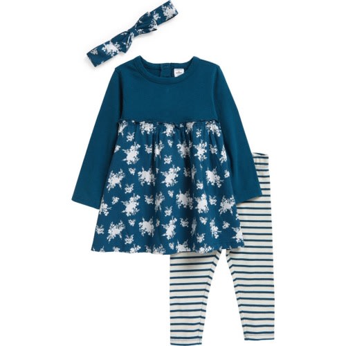 Baby Kids' Nordstrom Floral Dress, Pants & Headband