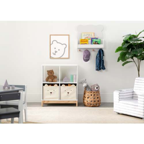 Brannan Bear Bookcase with Bins