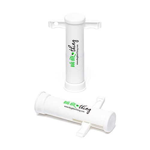 BUG BITE THING Suction Tool - Bug Bites and Bee/Wasp Stings, Natural Insect Bite Relief - White 2-Pack