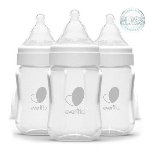 Evenflo Balance+ Wide Neck Glass Bottles 6oz