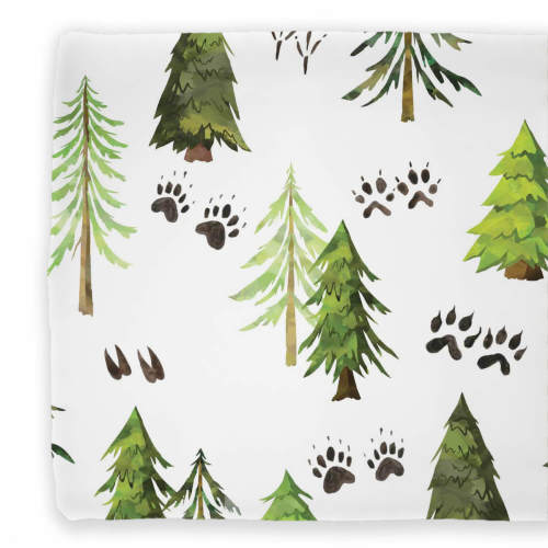 Woodland Trees - Changing Pad Cover