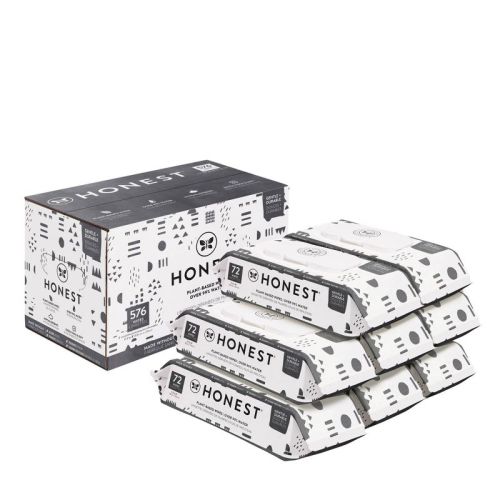 The Honest Company Plant-Based Baby Wipes Pattern Play (Select Count)