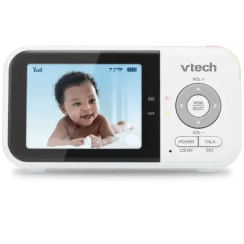 VTech 2.8” Digital Video Baby Monitor with Night Light White VM3254 - Best Buy