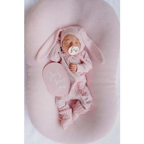 She’s Here | Acrylic Birth Announcement