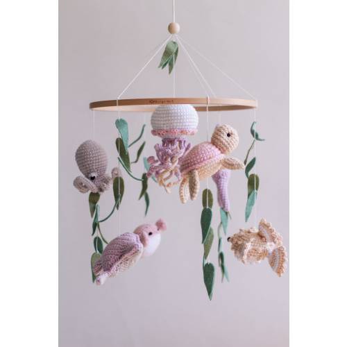 Ocean baby mobile. Nautical baby mobile.