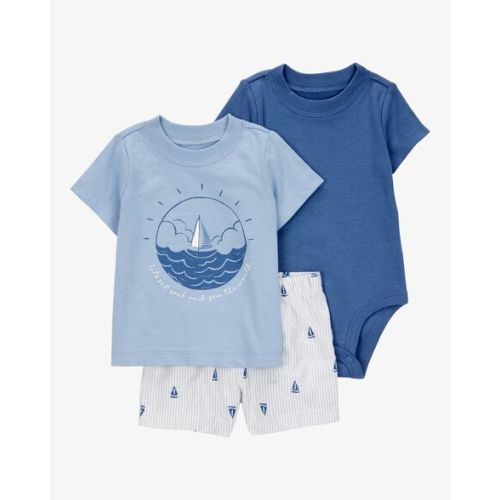 Baby 3-Piece Sailboat Outfit Set - Blue - Carter's | Carter's