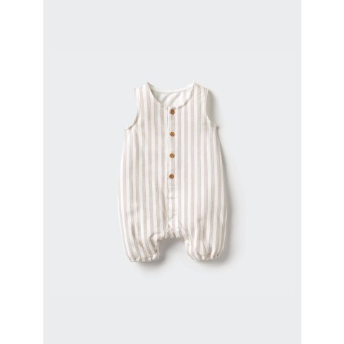Baby Sleeveless Striped One-Piece Outfit | UNIQLO US
