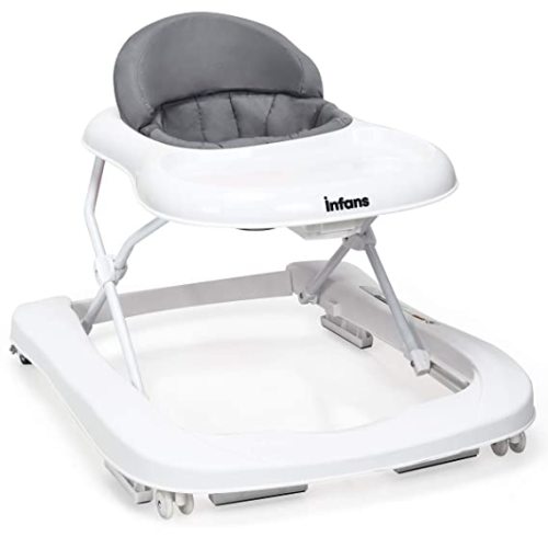 INFANS Foldable Baby Walker (Grey)