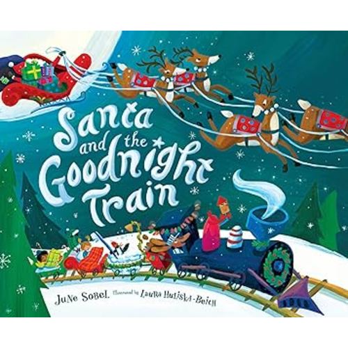 Santa and the Goodnight Train: A Christmas Holiday Book for Kids