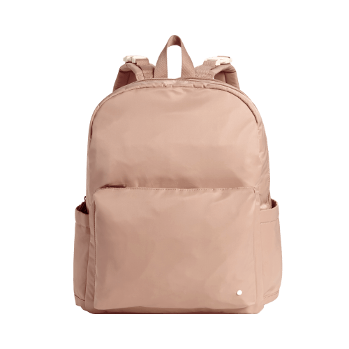 STATE Bags | Lorimer Diaper Bag Backpack Nylon Latte | Best Gift For New Moms & Dads