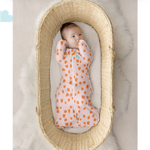 Swaddle Up™ 1.0 TOG Cotton Light Pink Jumbo Animal