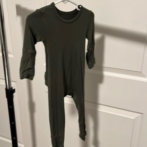 The simple seed green bamboo day to night romper