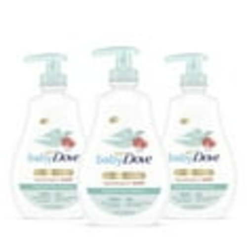 Baby Dove Tip to Toe Baby Body Wash For Baby's Sensitive Skin Sensitive Moisture Washes Away Bacteria, Fragrance-Free and Hypoallergenic Baby Soap 13 oz 3 Count