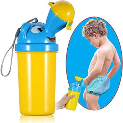 ONEDONE Portable Baby Child Potty Urinal Emergency Toilet for Camping Car Travel and Kid Potty Pee Training (boy)