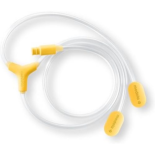Medela Replacement Tubing for Hands-free Collection Cups, Designed for Freestyle Hands-free, Freestyle Flex & Swing Maxi Breast Pump, Authentic Spare Parts, Clear, 1 Set