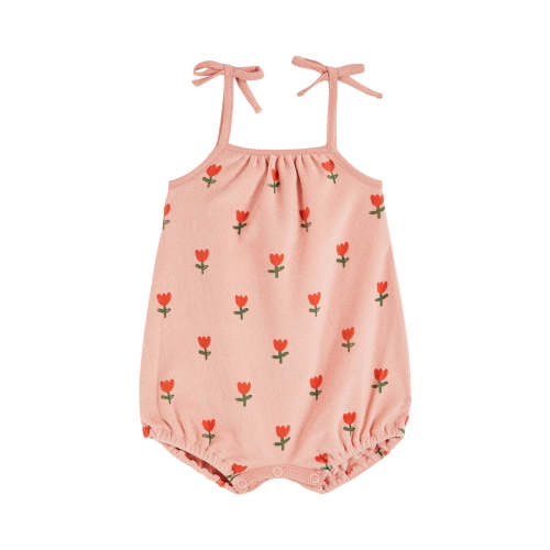 Terry Tulips Romper