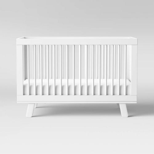 Babyletto Hudson 3-in-1 Convertible Crib With Toddler Rail - White