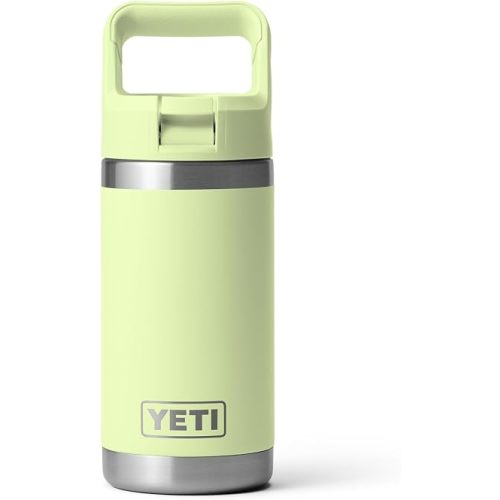 YETI Rambler Jr. 12 oz Kids Bottle, with Straw Cap, Grasshopper