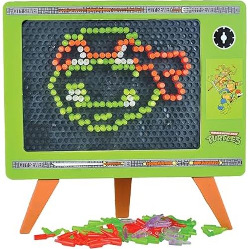 Well Played Teenage Mutant Ninja Turtles Light Board – Interactive Toy for Kids, TMNT-Themed Fun Activity for Constructive and Creative Play - Ages 6