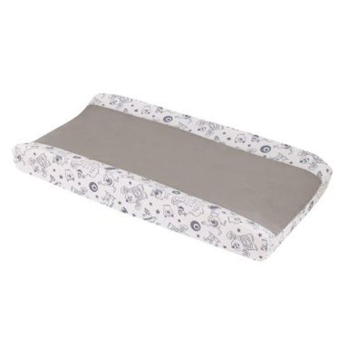 NoJo Disney Monsters, Inc. Cutest Little Monster Gray, and White Contoured Changing Pad Cover