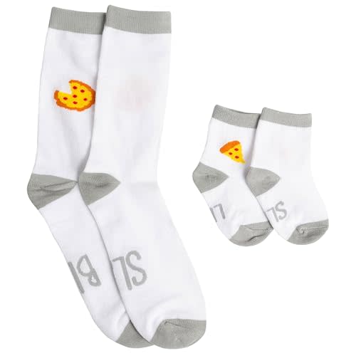 Pearhead Unisex Family Matching Sock Set, For Dad Son Daughter Mom, Toddler and Baby Apparel, Gift Set