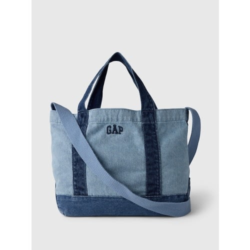 Gap Logo Denim Strap Mini Tote Bag