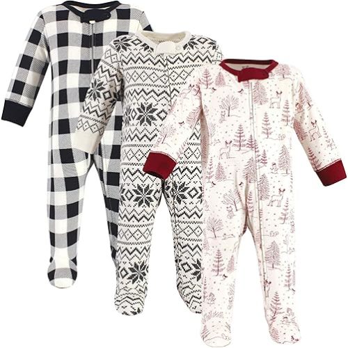 Touched by Nature Baby Girls' Organic Cotton Sleep and Play