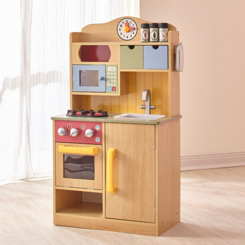 Teamson Kids Little Chef Florence Classic Wooden Play Kitchen & Reviews | Wayfair