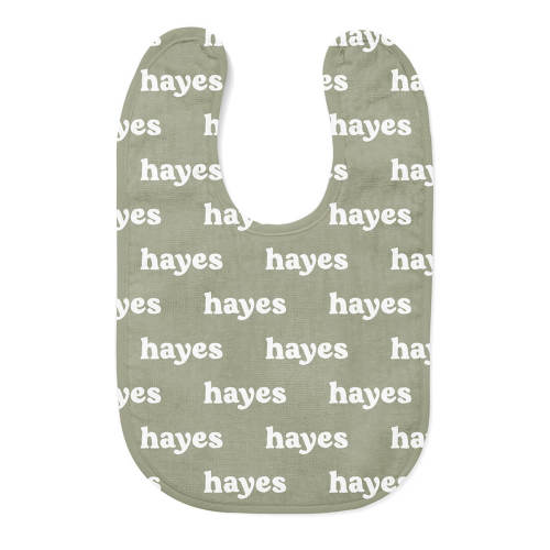 Personalized Baby Name Bib | Fern