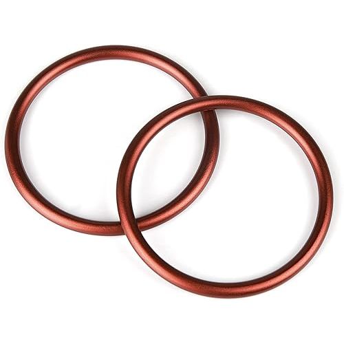 Accmor Baby Sling Ring, 3" Aluminum Sling Rings for Baby Wrap Slings, Dark Brown