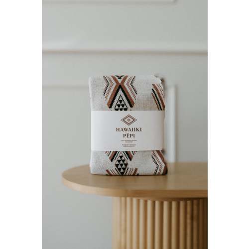 Niho 100% knitted cotton blanket