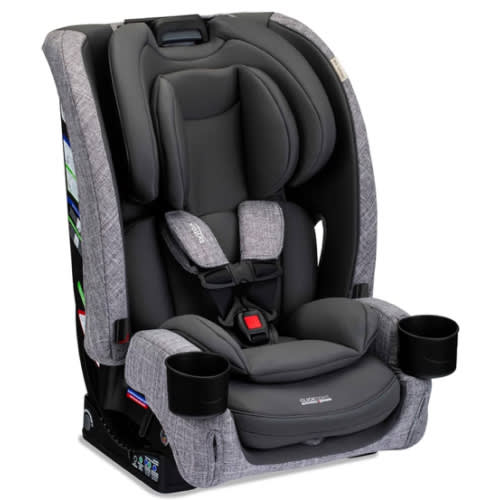 Britax One4Life Slim All-in-One Car Seat, 10 Years of Use, 17.5” SpaceSaver Design, Converts from Rear-Facing Infant Car Seat to Forward-Facing Booster Seat, ClickTight Installation, Mineral Gray