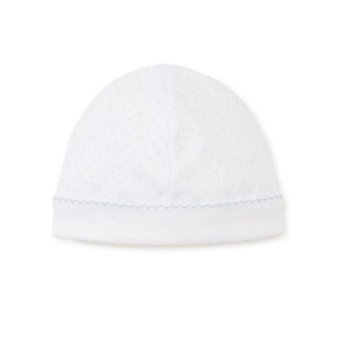 White/Blue New Kissy Dots Print Hat | Berings