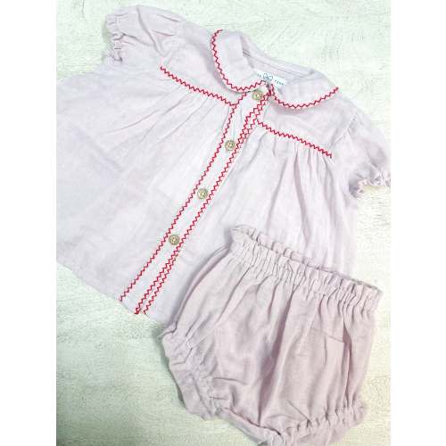 Frannie 2-Piece Bloomer Set - Lilac, Size 3 month