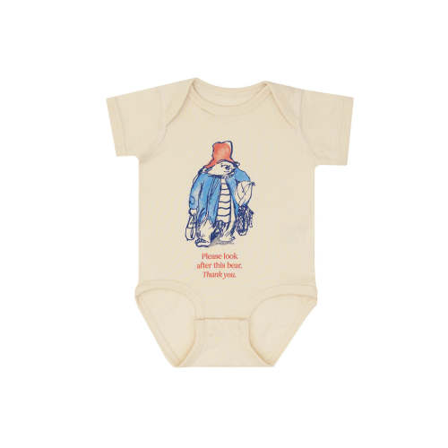 Paddington Bear: Please Look After This Bear baby bodysuit