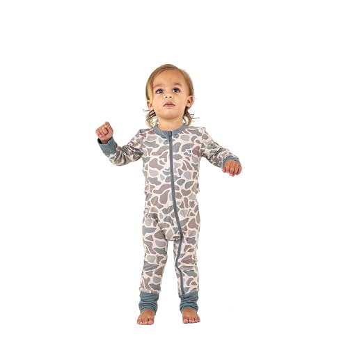 Burlebo Baby Zip Up – Soft Performance Fabric with Fold-Over Cuffs