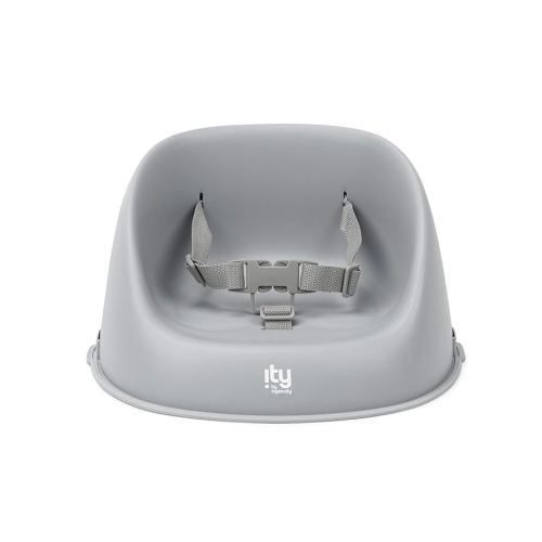 Ingenuity: ity by Ingenuity My Spot Easy-Clean Baby Booster Feeding Chair, 3-Point Harness, Washable Removable Straps - Grey, User Age Range: 6 - 60 months, Requires Assembly