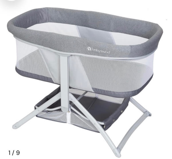 Travel 2-in-1 Fold Rocking Bassinet - jigglejolly