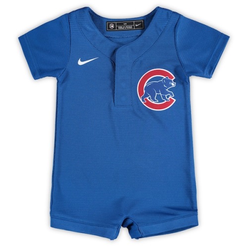 Newborn & Infant Chicago Cubs Nike Royal Official Jersey Romper