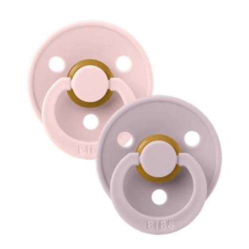 BIBS Pacifier 2 PK, Size 1 (Blosom/Dusky Lilac)