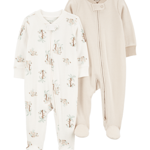 Multi Baby 2-Pack 2-Way Zip Sleepers | Carter’s Oshkosh Canada